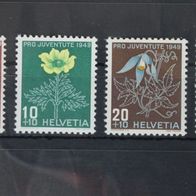 Schweiz 1949, MiNr: 541 - 544 sauber postfrisch (1)