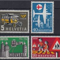 Schweiz 1956, MiNr: 623 - 626 sauber postfrisch (1)