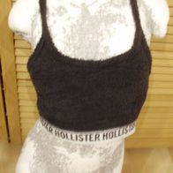 Hollister Top Bustier grau ausgefallen S