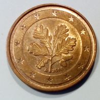 EURO BRD 2018 A 2ct (H48) Präg. A Berlin 0,02€ Zwei-Cent zirk. Geldbörsenqualität
