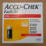 ACCU-CHEK FastClix 204 Lanzetten - Akku CHECK - NEU / OVP