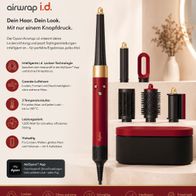 Airwrap i.d. Straight + Wavy Limited Edition (rot/gold, Bluetooth) - Kaufen