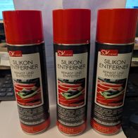 3x 500ml SDV Chemie Silikonentferner Spray - Entfetter & Reiniger