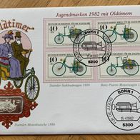 Bund Numisbrief 1982 mit 5g 999er Silber Barren Oldtimer