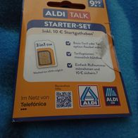 Simkarte Sim Karte Aldi Talk Prepaid Pre Paid Aktiviert Registrert bereits 10 Euro St