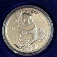 Panda Münze 1987 Proof PP 50 Yuan 5 Unzen Silber