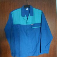 Türkis-Blaue Arbeitsjacke, Gr. 50 (T#)
