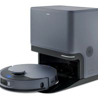 MEDION Saugroboter mit 3-in-1 Absaugstation, Lasernavigation und Wischfunktion X55 SW