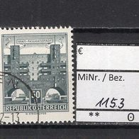 Österreich 1964 Freimarke: Bauwerke MiNr. 1153 a gestempelt