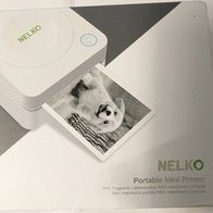 Nelko PM230 Tragbarer Mini Thermodrucker / Etikettendrucker - NEU & OVP