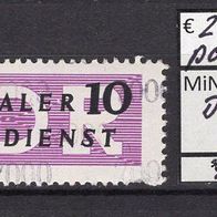 DDR 1957 Dienstmarken für den ZKD (III) MiNr. 10 postfrisch Kontrollzahl 7000