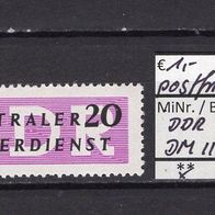 DDR 1957 Dienstmarken für den ZKD MiNr. II postfrisch