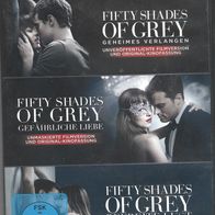 DVD Box " Fifty Shades - 3 Movie Collection "