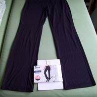 Crivit Damen Funktionshose Jazzhose Tanzhose Sporthose Schlaghose Gr. M Schwarz