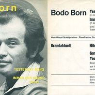 7"BORN, Bodo · Yesterday Song (Promo RAR 1977)