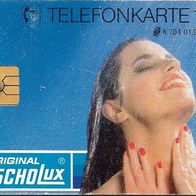 Telefonkarte O 704 von 1993 , DuschoLux Bad , leer