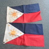 2 Philippinen-Flaggen und 1 Aufnäher (T#)
