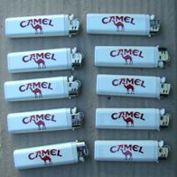 Camel Feuerzeuge NEU weiß Werbung Reklame Feuerzeug Set Zigaretten Sammler