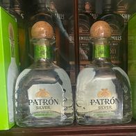 Patron Silver Tequila 700 ml 40% alc/vol. 2 Flaschen