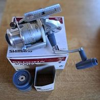Neu Spinnrolle Angelrolle Sedona 4000FA Shimano Stationärrolle Rolle Spule Hecht