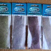 Neu! 40 Soft Brush JS Dubbing Stränge Antron Stränge Exori Fliege Fliegenbinden