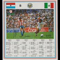 1986 Paraguay Fußball-WM Mexico 1986 Block gezähnt postfrisch