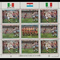 1986 Paraguay Fußball-WM Mexico 1986 Kleinbogen gezähnt postfrisch
