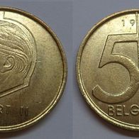 Belgien 5 Francs 1998 "Belgique" ## Kof10