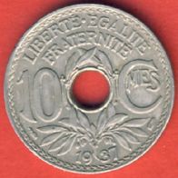 Frankreich 10 Centimes 1937