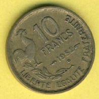 Frankreich 10 Francs 1953.B.