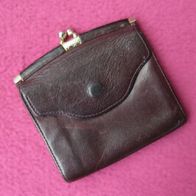 Vintage Damen Geldbörse weinrot Leder Portemonnaie Geldbeutel Brieftasche Wallet