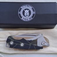 Midgards Messer "Nano Valhalla Tanto" Seriennummer 50/50 Schwarz/Oliv Limitiert