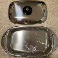 AMC Lasagnera / Auflaufform Edelstahl 32 cm - 3,3 Ltr. - mit Deckel - fabrikneu