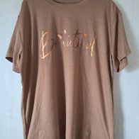 Braunes T-Shirt in Gr. XL