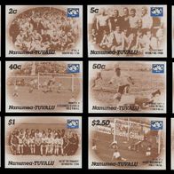 1986 Tuvalu-Nanumaga World Cup Mexico 1986 MiNr 72-83 B ungezähnt postfrisch