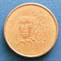 1 Cent - Frankreich - 1999