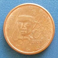 1 Cent - Frankreich - 2008