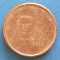 1 Cent - Frankreich - 2012