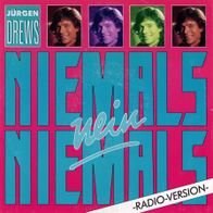 7 Vinylcover Jürgen Drews * Niemals nein niemals