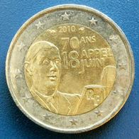 2 Euro - Frankreich - 2010 (Charles de Gaulle)