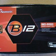 Computer Netzteil Seasonic B12 BC-550 PC Stromversorgung 550Watt 80 Plus Bronze OVP