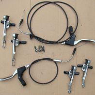 Felgenbremse Tektro R845 V-Brake Set Vorn Hinten Bowdenzüge Bremshebel TKML MRTK