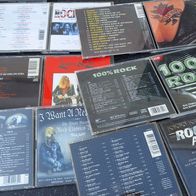 OLD 6 CDs Classic Rock Compilations (Rush, Doors, Saxon, Riot, etc..)