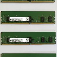 Micron DDR4 RDIMM PC4-2933Y 32GB Kit (4x 8GB), MTA9ASF1G72PT, Arbeitsspeicher