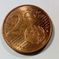 EURO BRD 2019 A 2ct (H54) Präg. A Berlin 0,02€ Zwei-Cent zirk. Geldbörsenqualität