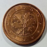EURO BRD 2019 A 2ct (H55) Präg. A Berlin 0,02€ Zwei-Cent zirk. Geldbörsenqualität