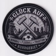 Aufnäher Fußball Bergbau Tradition Ruhrgebiet 80 mm Hochwertig GE BO DO DUI Fans