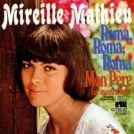 7 Vinylcover Mireille Mathieu * Roma Roma Roma