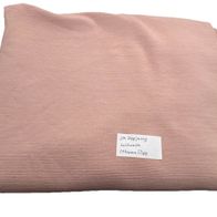 3,6 M Ottoman Rippjersey Soft Rosa Jerseystoff Stoffrest Reststück Einfarbig