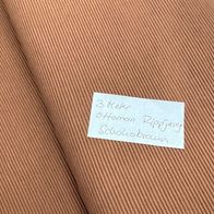 3 M Ottoman Rippjersey Schoko Braun Jerseystoff Stoffrest Reststück Einfarbig